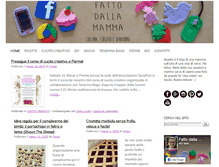 Tablet Screenshot of fattodallamamma.com